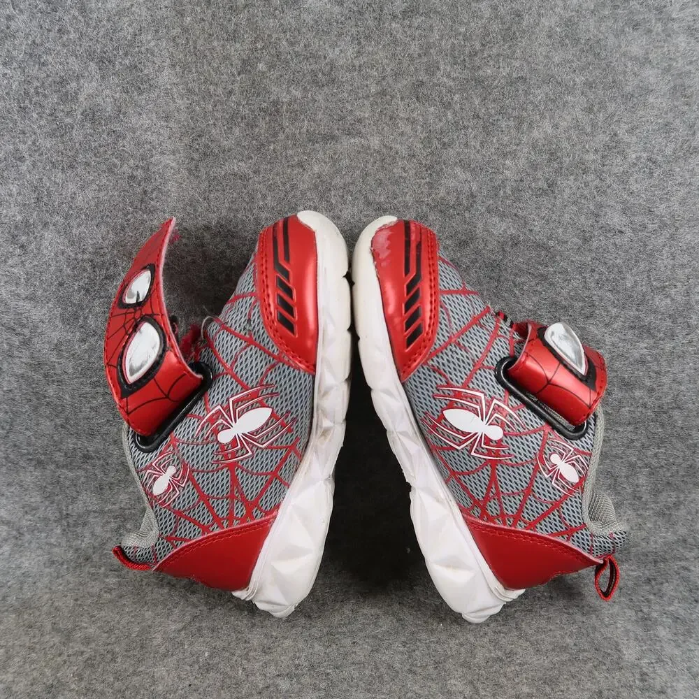 Casual Shoes Kids Toddler 7 Sneakers Spider Man Casual Active Red Baby Trainers